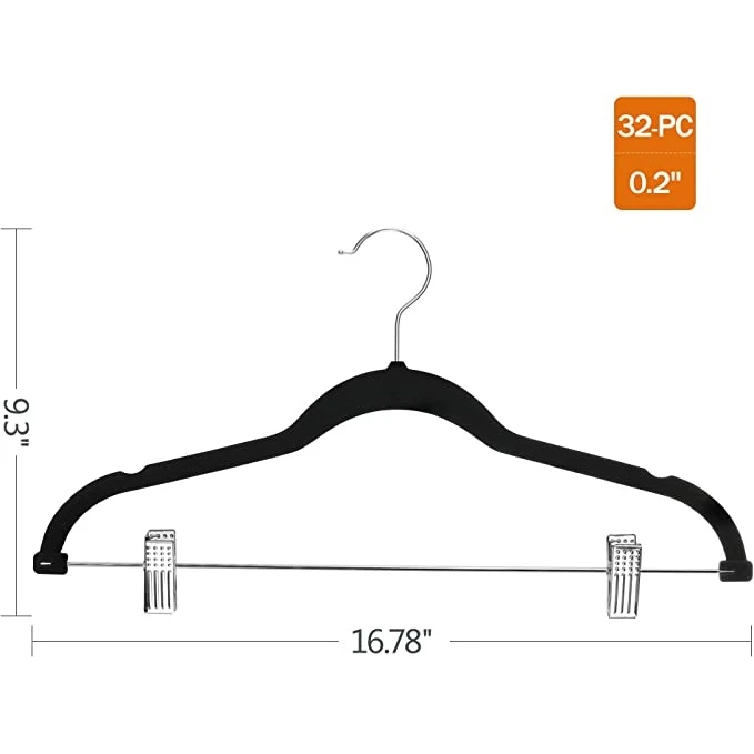 Flocked Suit Hangers