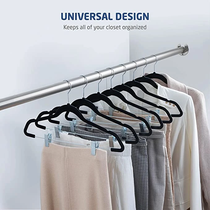 Flocked Suit Hangers