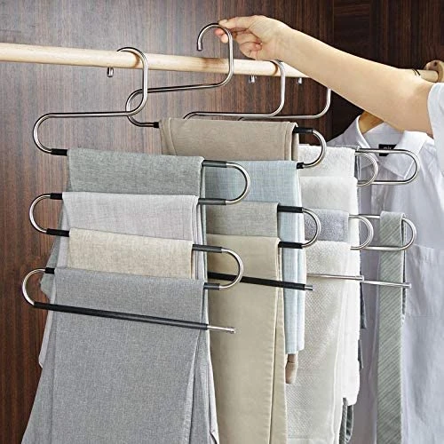 Multi-Layer S-Shaped Pants Hanger