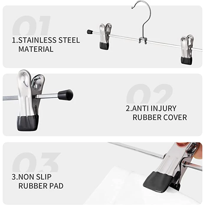 Non-Slip Metal Pants Hanger