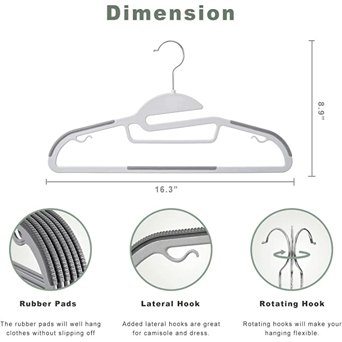 PET Rubber Coated Garment Hanger