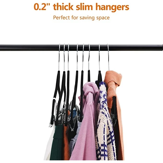 Flocked Suit Hangers