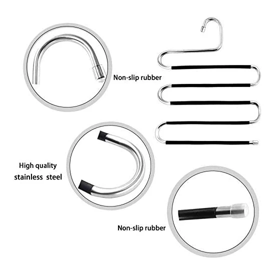 Multi-Layer S-Shaped Pants Hanger