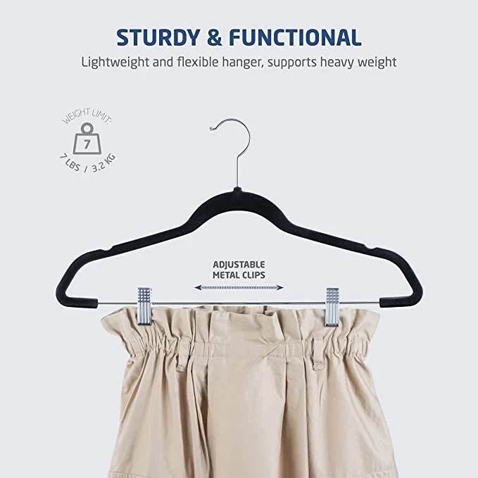 Flocked Suit Hangers
