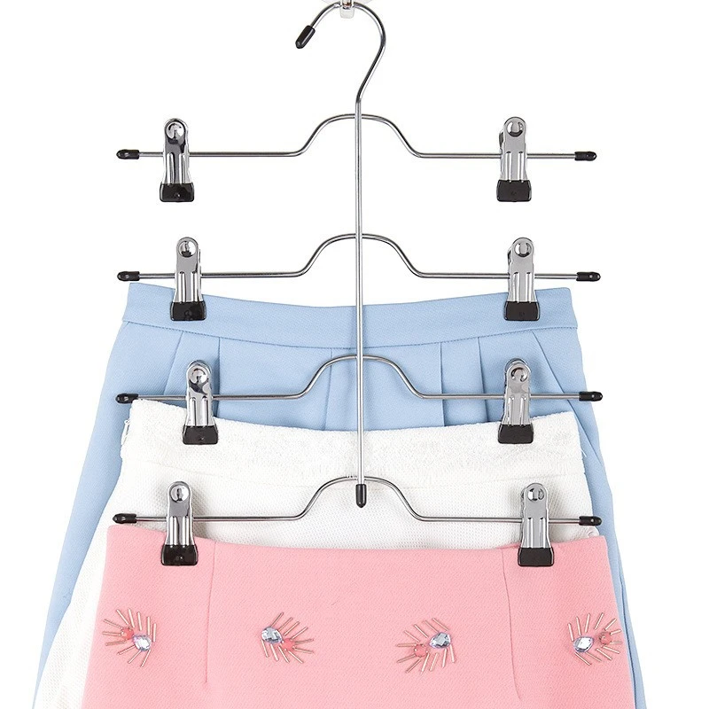 Space-Saving Multi-Layer Pants & Skirt Hanger