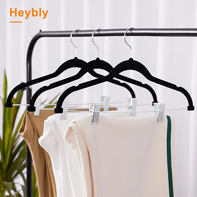Flocked Suit Hangers