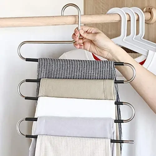 Multi-Layer S-Shaped Pants Hanger