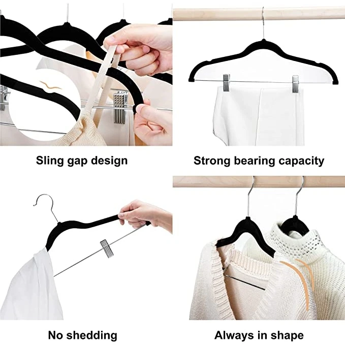 Flocked Suit Hangers