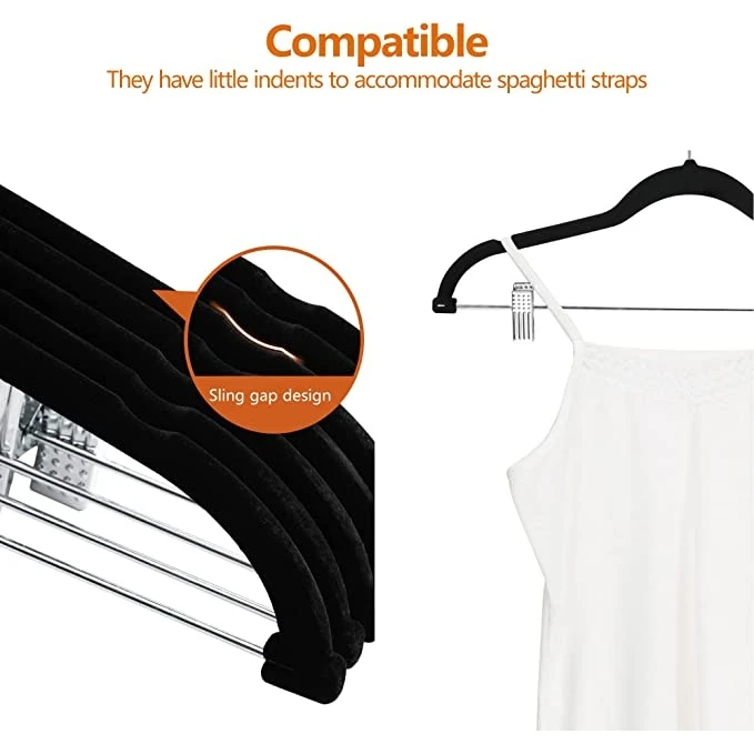 Flocked Suit Hangers