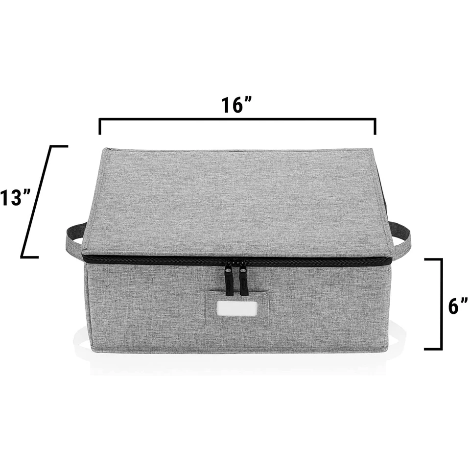12-Grid Mosaic Cup Storage Box