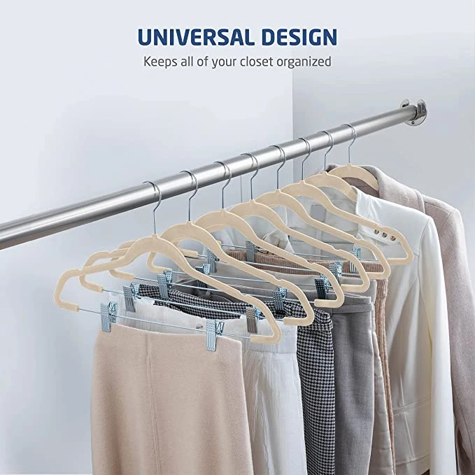 Flocked Suit Hangers