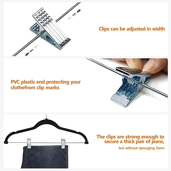 Flocked Suit Hangers