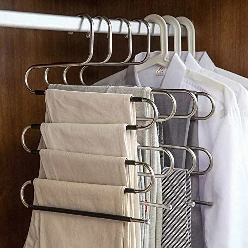 Multi-Layer S-Shaped Pants Hanger