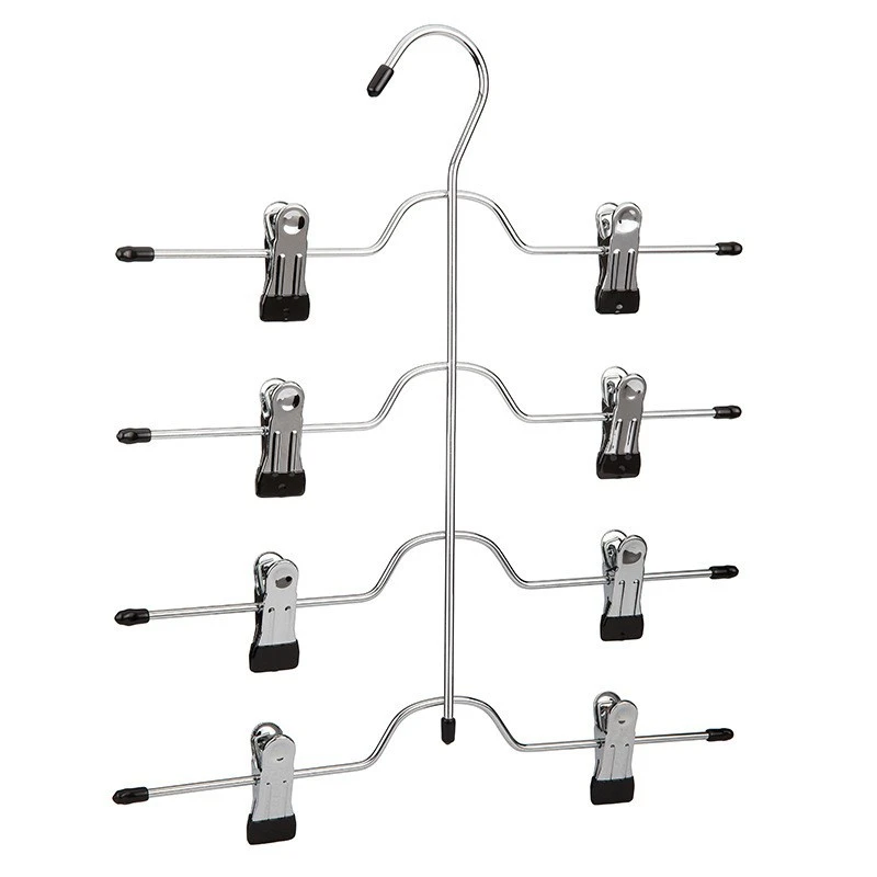 Space-Saving Multi-Layer Pants & Skirt Hanger