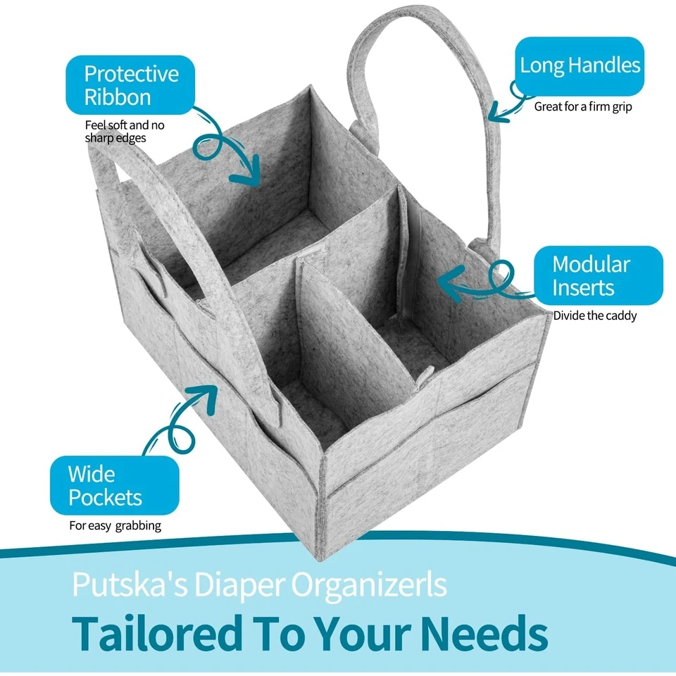 Felt Storage Tote Bag