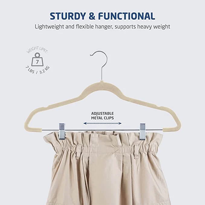 Flocked Suit Hangers