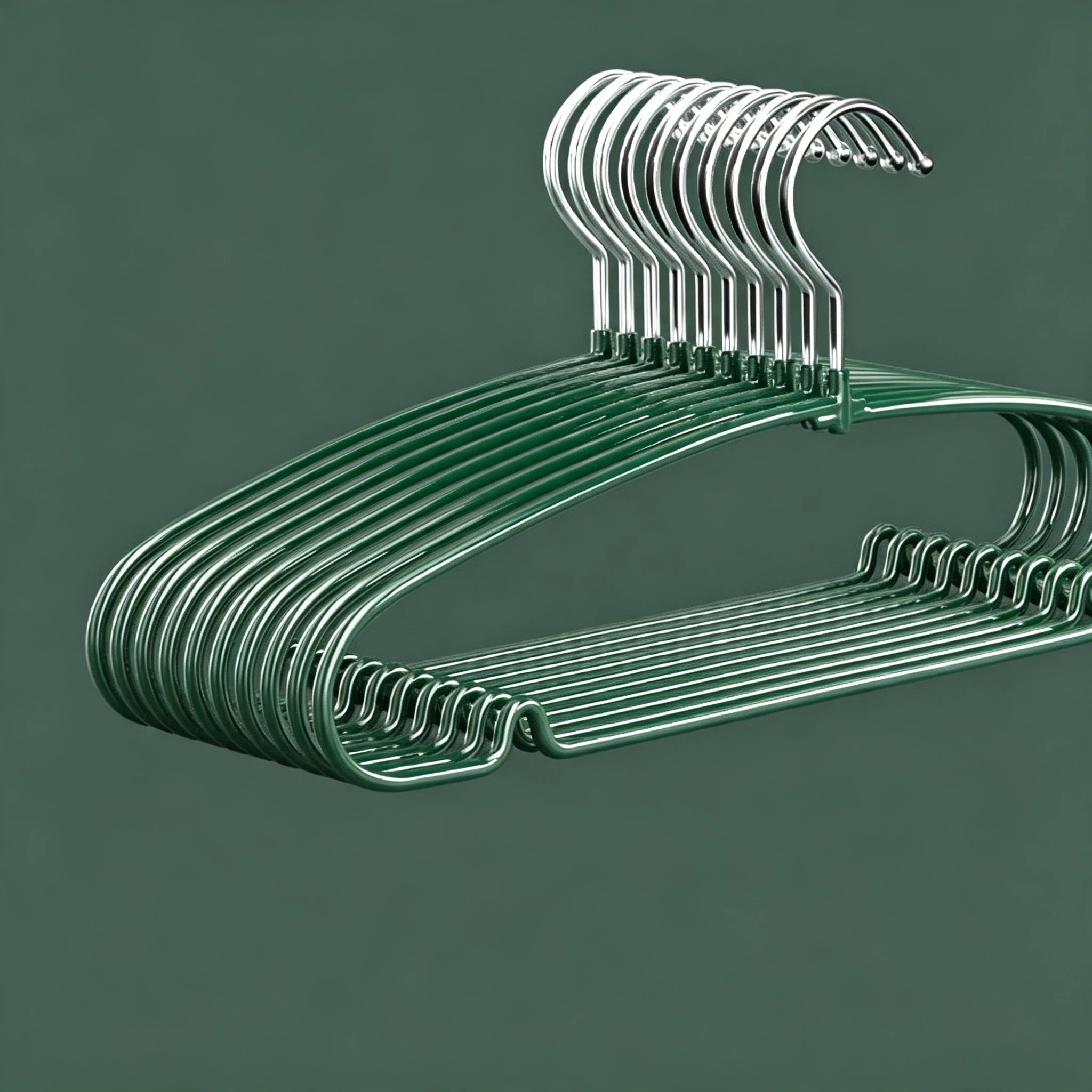 Curved Seamless Dip-Coated Hanger (with Shoulder Notches)