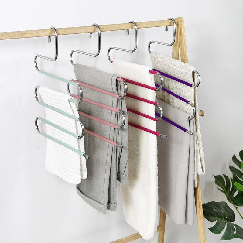 S-Shaped Multi-Layer Foam Non-Slip Trouser Hanger