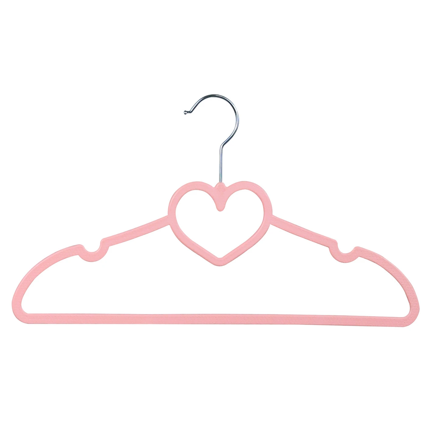Heart-Shaped Flocked Hanger