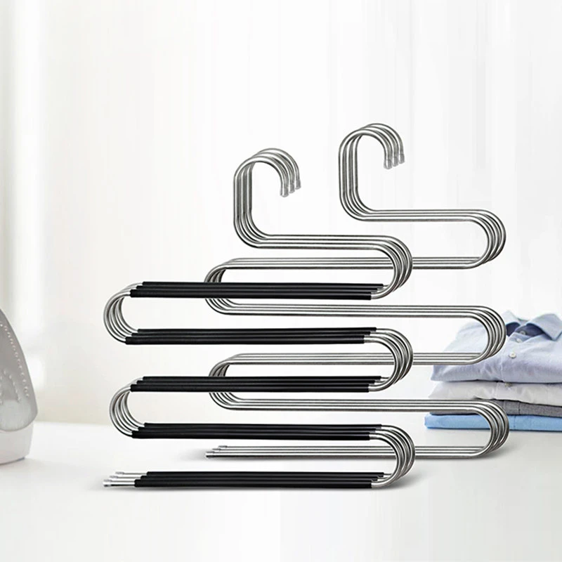 S-Shaped Multi-Layer Foam Non-Slip Trouser Hanger