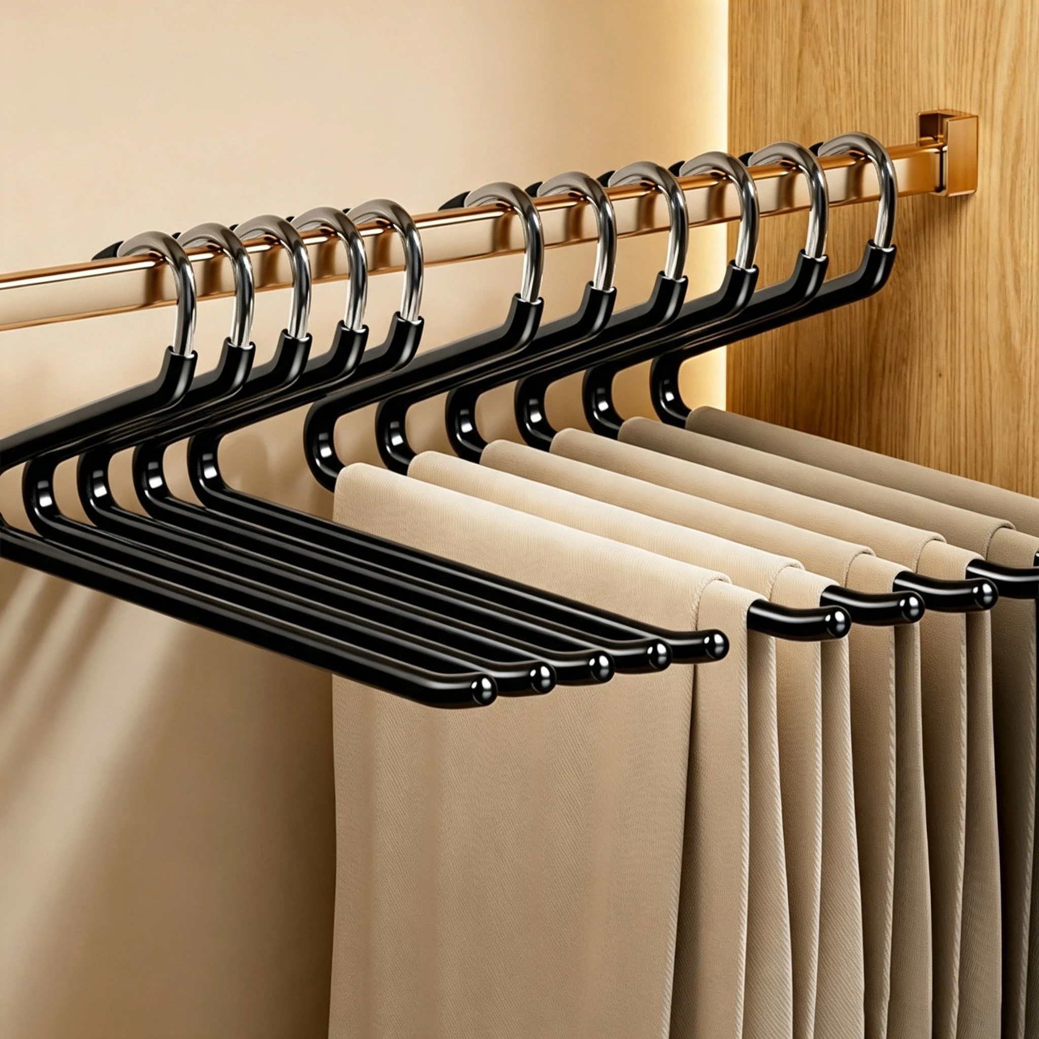 Z-Shaped Reverse-Hook Trouser Hanger