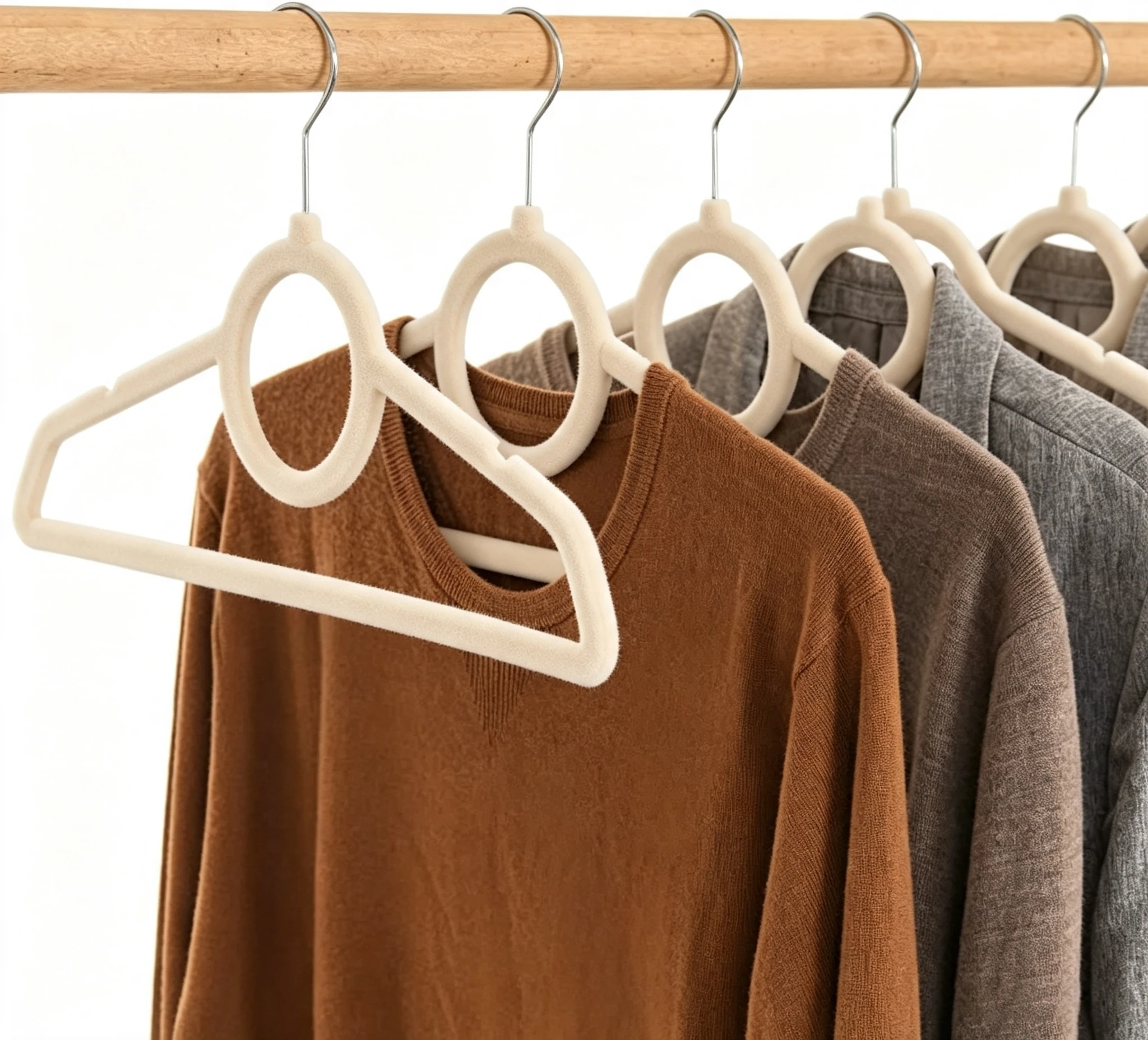Cloud-Shaped Flocked Hanger