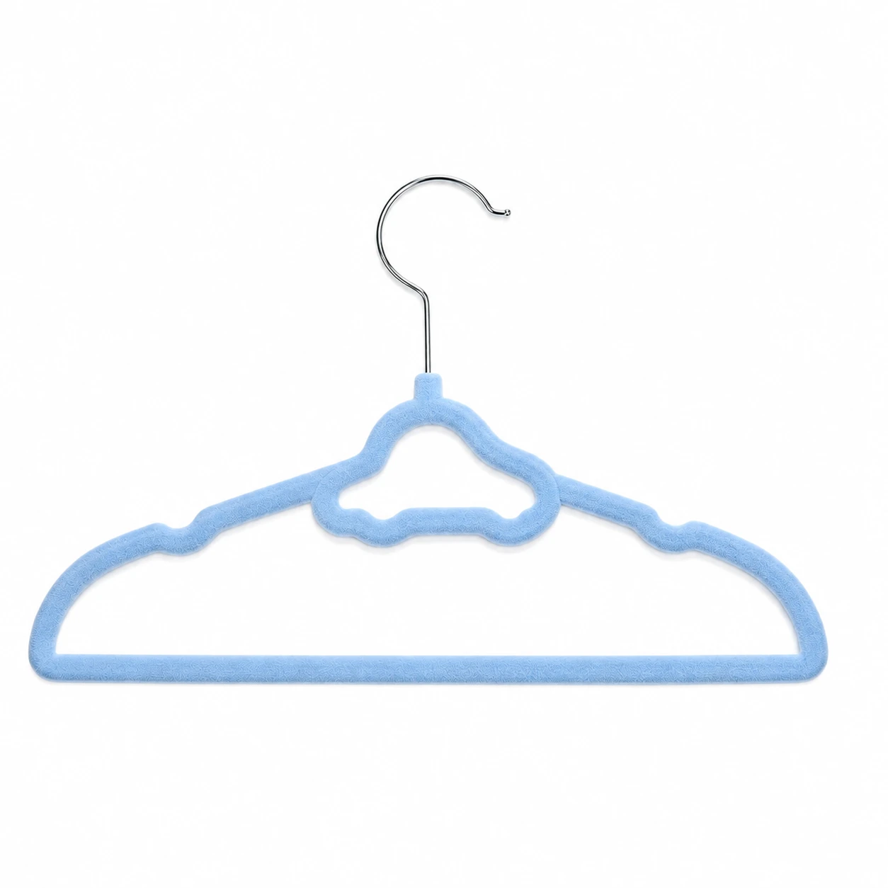 Cloud-Shaped Flocked Hanger