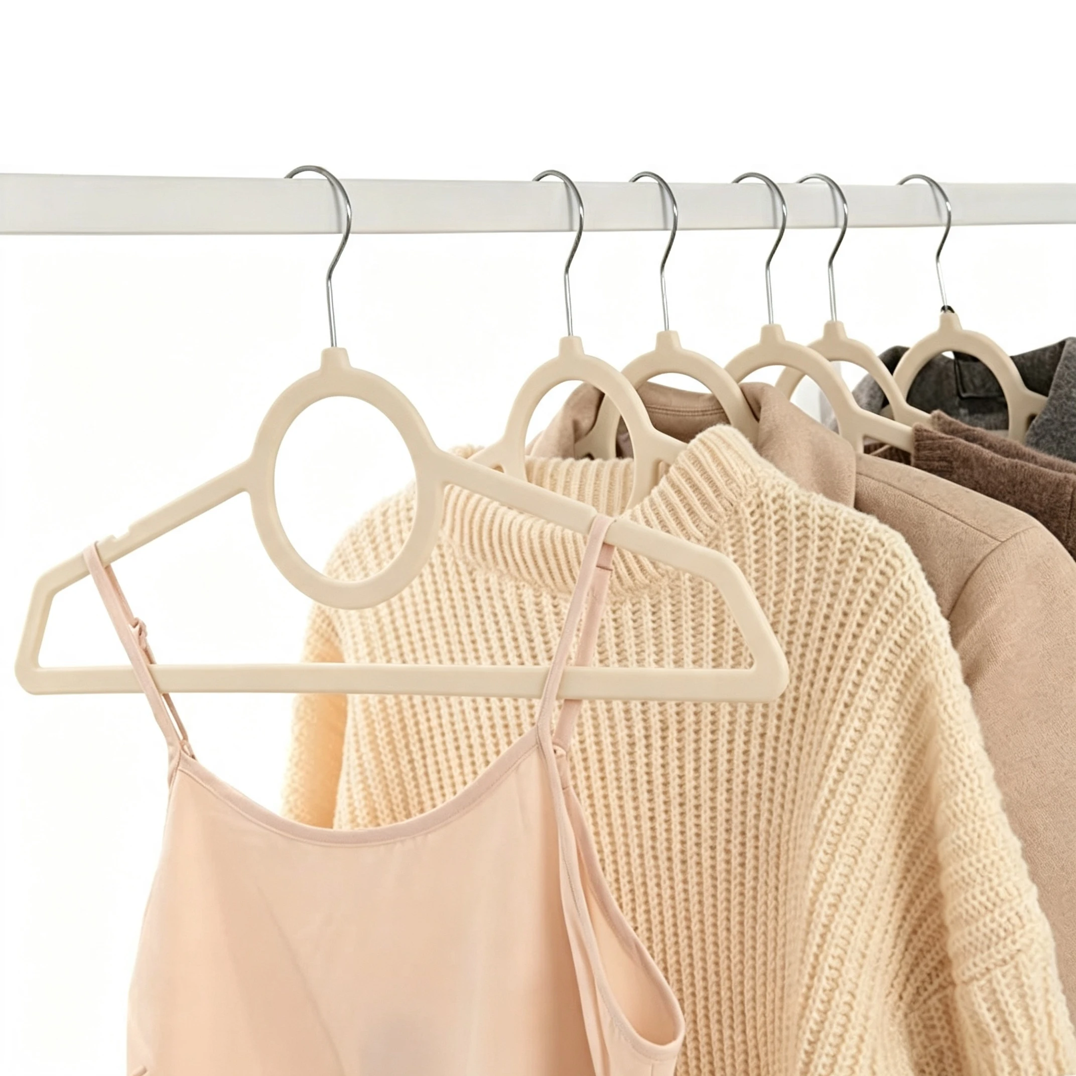 Cloud-Shaped Flocked Hanger