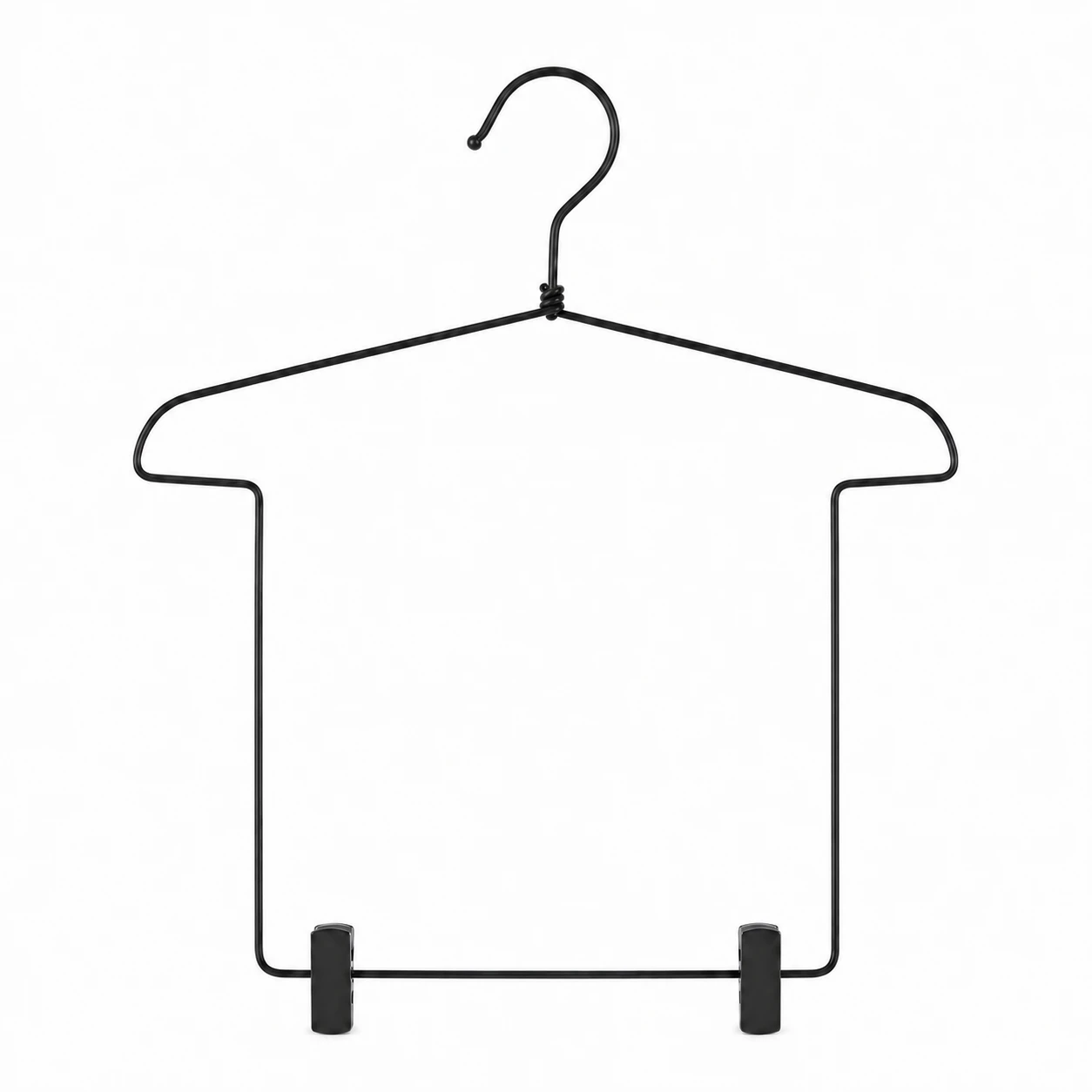 One-Piece Iron Outfit Hanger (with Trouser Clips)