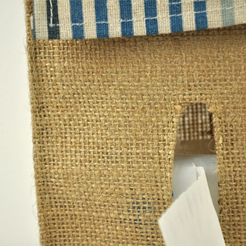 Coarse Linen Wall-Hung Tissue Storage Bag