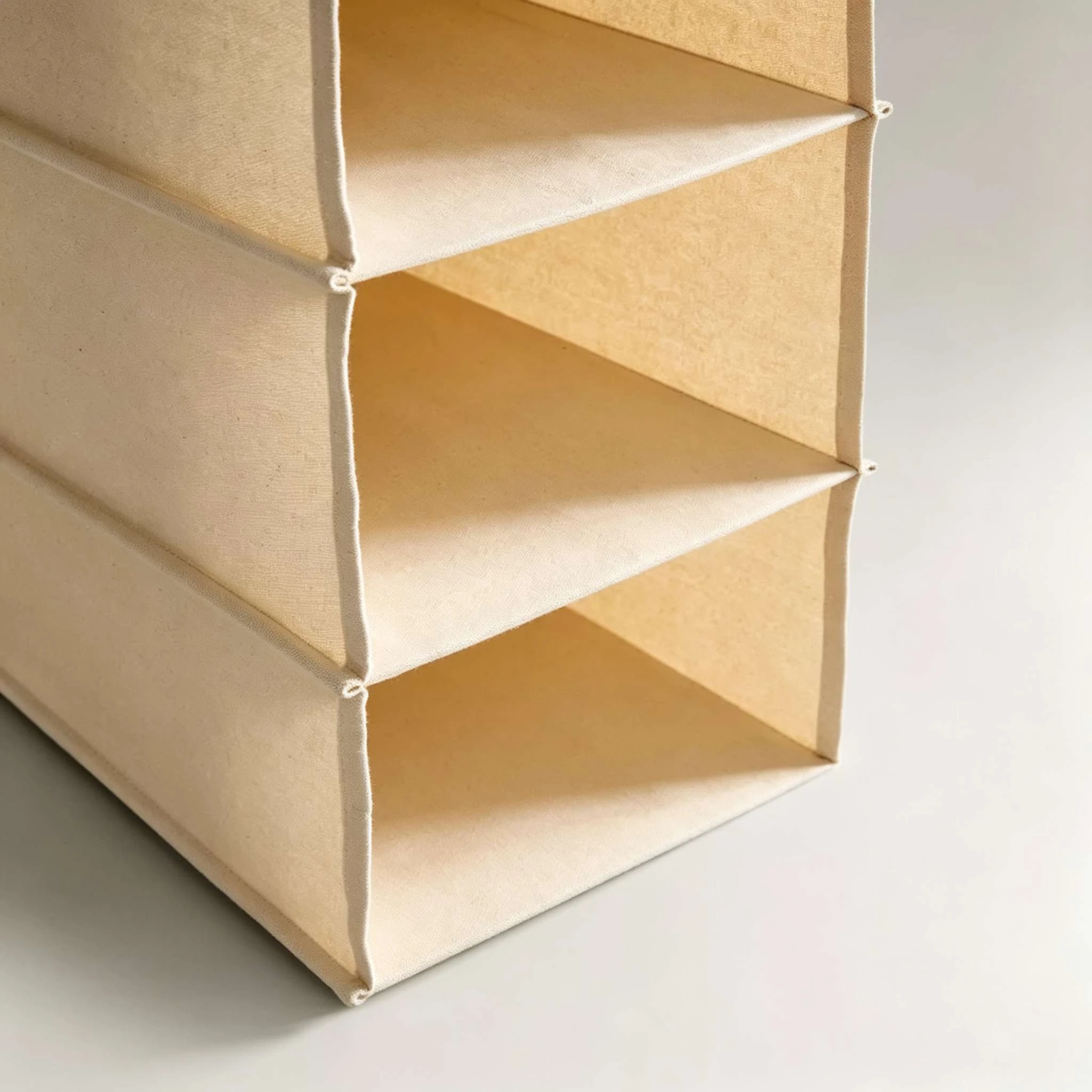 4-Tier 3D Fabric Hanging Storage Organizer