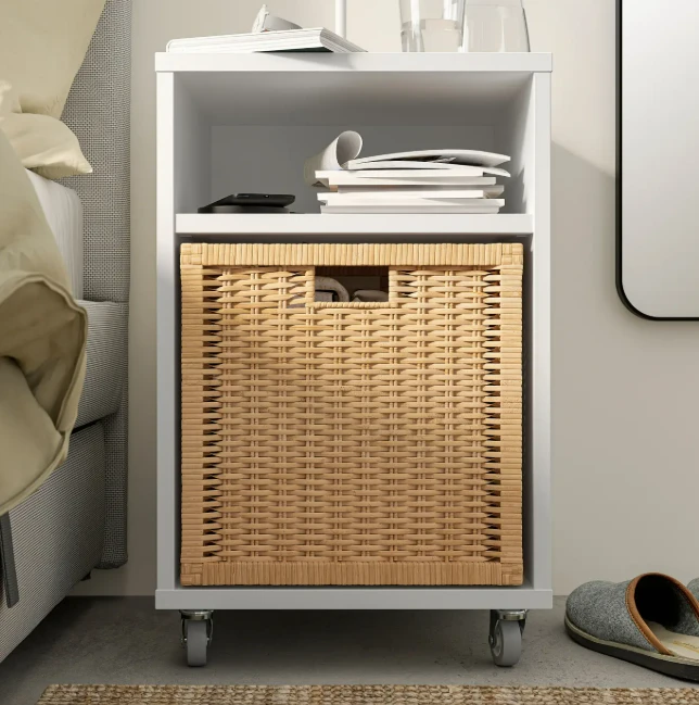 Natural Rattan Square Storage Basket