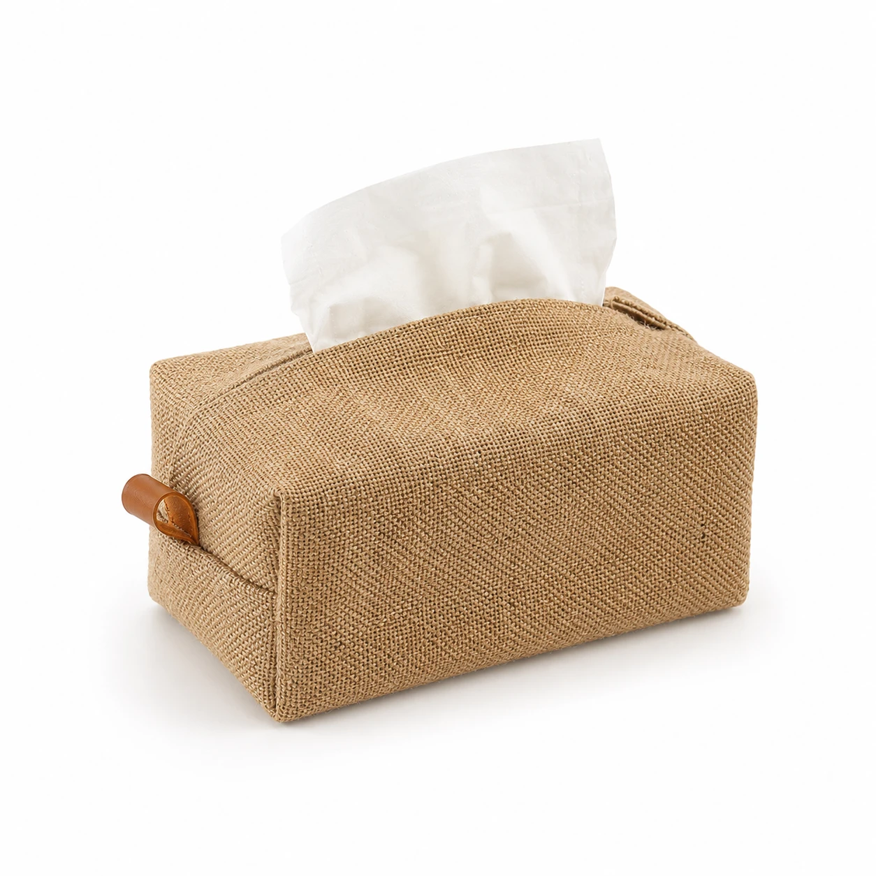Linen Fabric Tissue Box Cover