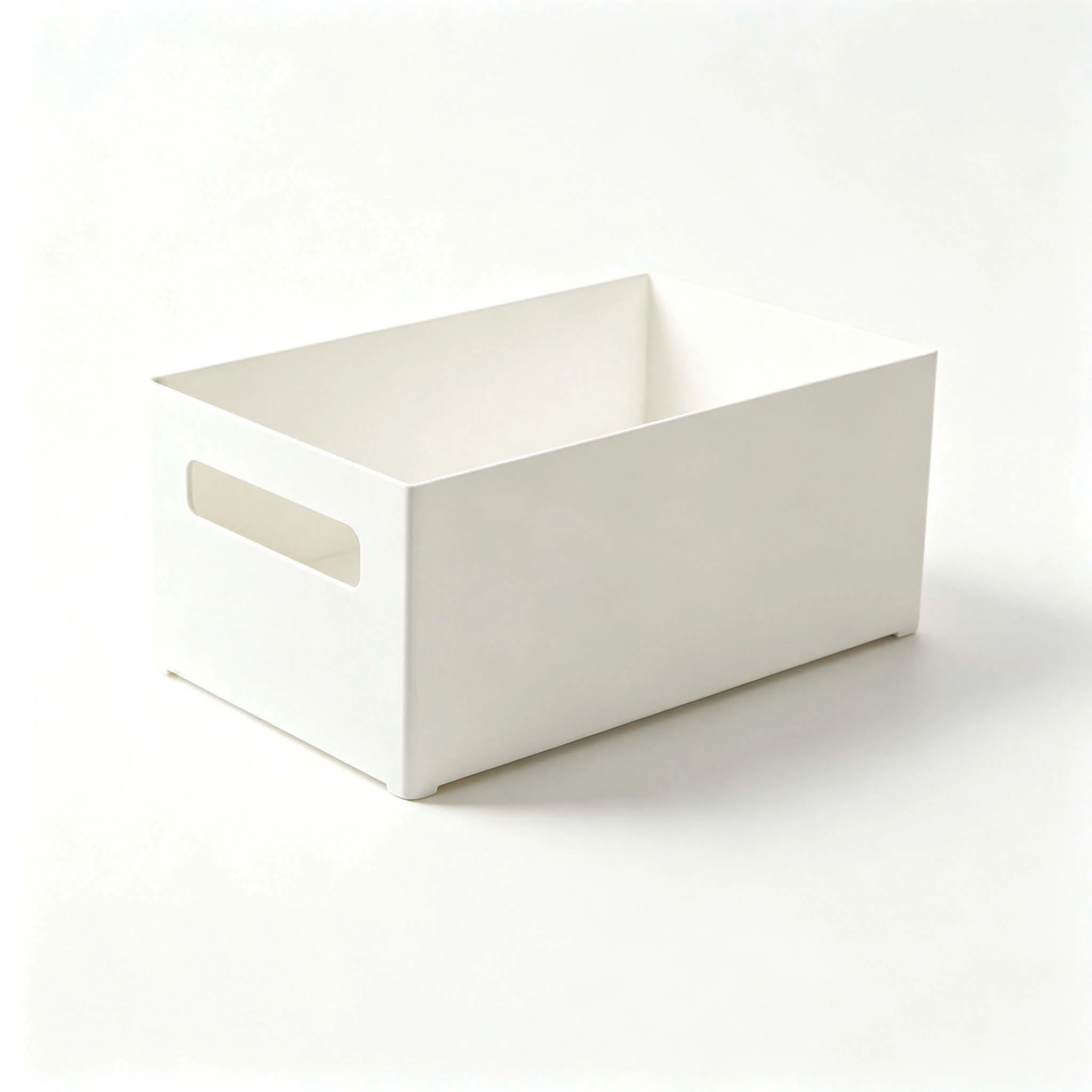 cabinet‑corner plastic storage bin