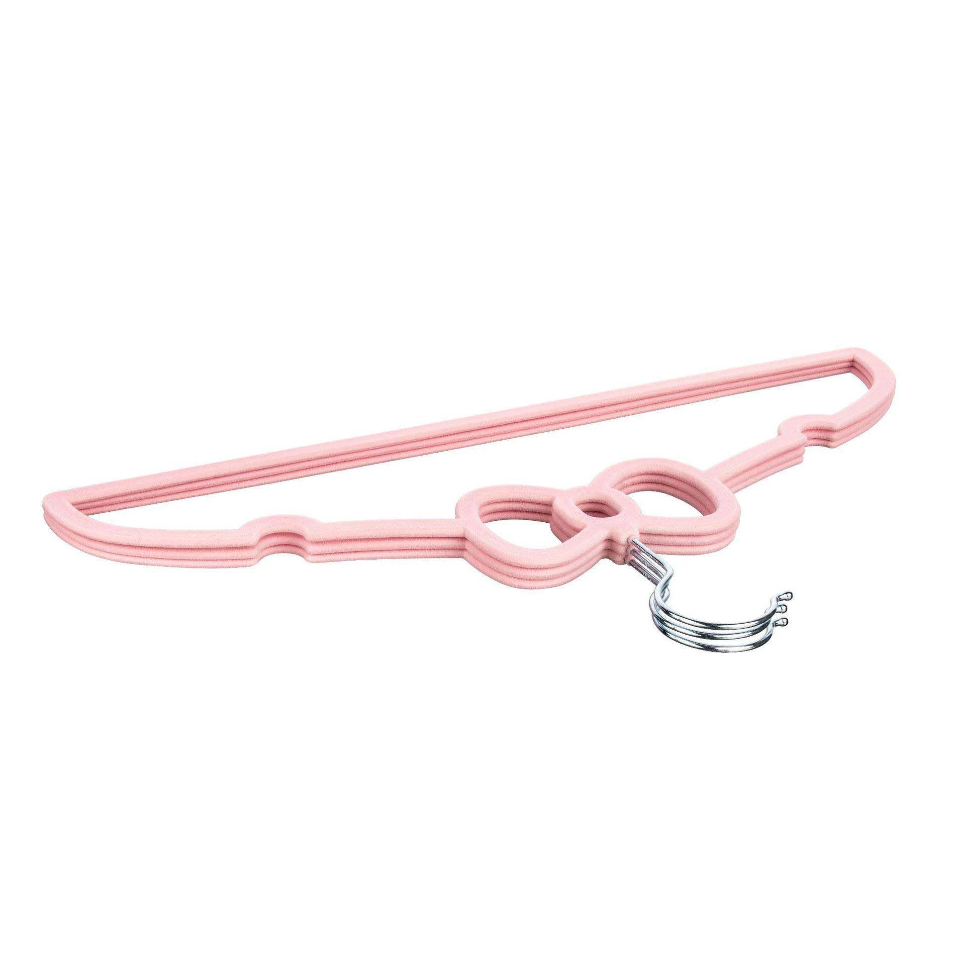 Bowknot-Shaped Flocked Hanger